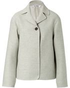 Jil Sander Fleece Wool Scipione Jacket - Lyst