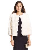 Diane von Furstenberg Talia Fur Coat - Lyst