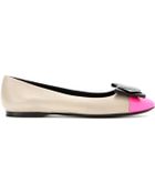Bottega Veneta Leather Ballerinas - Lyst