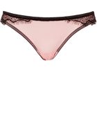Topshop Lace Mini Knicker - Lyst
