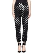 3.1 Phillip Lim Polka Dot Sweatpants - Lyst