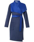 Altuzarra Chirico Bi-Colour Wool-Blend Coat - Lyst