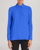 Lafayette 148 New York Frannie Silk Shirt - Lyst