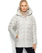 The North Face Transit Hooded Down Puffer Coat - Lyst