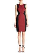 BCBGMAXAZRIA Colorblock Dress - Lyst