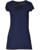Donna Karan New York Short Sleeve Jumper - Lyst