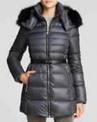 Andrew Marc Gina Belted Luxe Down Coat - Lyst