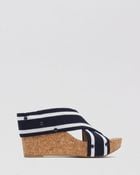 Lucky Brand Platform Wedge Slide Sandals - Miller2 - Lyst