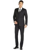 Dolce & Gabbana Navy Wool Three Piece Suit - Lyst