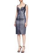 J. Mendel Fitted Bustier Dress - Lyst
