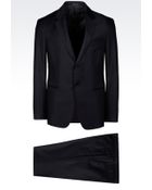Emporio Armani Two Buttons Suit - Lyst