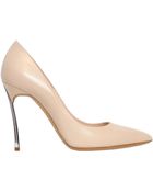 Casadei 100Mm Leather Blade Pumps - Lyst