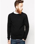 Asos Lambswool Rich Crew Neck Jumper - Lyst