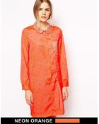 Le Mont St Michel Long Sleeve T-Shirt Dress - Lyst