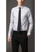 Burberry Modern Fit Check Cotton Shirt - Lyst