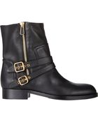 Paul Andrew Sabrina Doublestrap Ankle Boots - Lyst