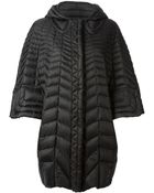 Ermanno Scervino Cropped Sleeve Padded Coat - Lyst