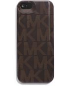 Michael Kors Slim Logo Phone Case For Iphone 5 - Lyst