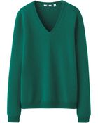 Uniqlo Women Cashmere V Neck Sweater - Lyst