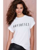 Nasty Gal Obviously Oversized Tee - Lyst