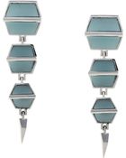 Vince Camuto Fourpart Drop Stone Earrings - Lyst