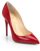 Christian Louboutin Pigalle Follies Patent-Leather Pumps - Lyst