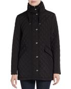Calvin Klein Quilted Three-quarter Jacket - Lyst
