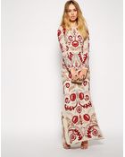 Needle & Thread Embroidered Maxi Tapestry Gown - Lyst
