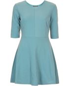 Topshop Textured Seam Tunic - Lyst