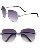 Just Cavalli Square Aviator Sunglasses - Lyst