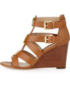 Michael Kors Reagan Wedge Sandal - Lyst