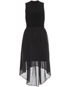 Alice + Olivia Dress With Chiffon Skirt - Lyst