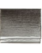 Lee Savage 'Shift' Cracked Metal Clutch - Lyst