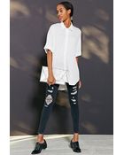 Silence + Noise Silence + Noise Button-Down Shirt - Lyst