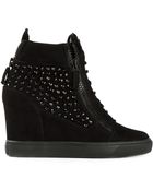 Giuseppe Zanotti Studded Hi-Top Sneakers - Lyst