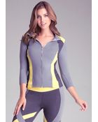 Bebe Petite Funnel Jacket - Lyst