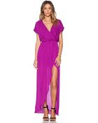 Rory Beca Plaza Wrap Gown - Lyst