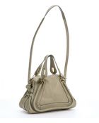 Chloé Green Calfskin Medium 'Paraty' Convertible Satchel Bag - Lyst