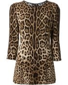 Dolce & Gabbana Leopard Print Top - Lyst