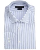 John Varvatos Striped Poplin Dress Shirt - Lyst