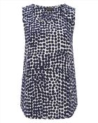 Jaeger Silk Spot Shell Top - Lyst