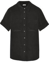 Equipment Washed-Silk Shirt - Lyst