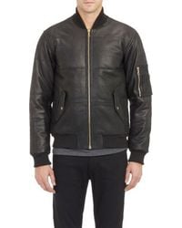 Surface To Air Brodinski Leather Puffer Jacket - Lyst