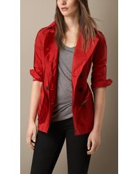 Burberry Showerproof Trench Jacket - Lyst