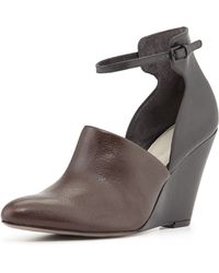 Pour La Victoire Lada Mid-Heel Wedge - Lyst