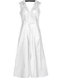 Jil Sander Long Dress - Lyst