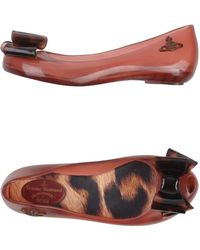 Vivienne Westwood Anglomania Melissa Ballet Flats - Lyst