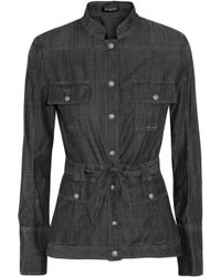Balmain Chambray Jacket - Lyst