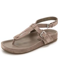 Belle By Sigerson Morrison April Suede Sandals - Lumia - Lyst