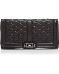 Rebecca Minkoff Clutch - Bloomingdale'S Exclusive Love With Gunmetal-Tone Hardware - Lyst